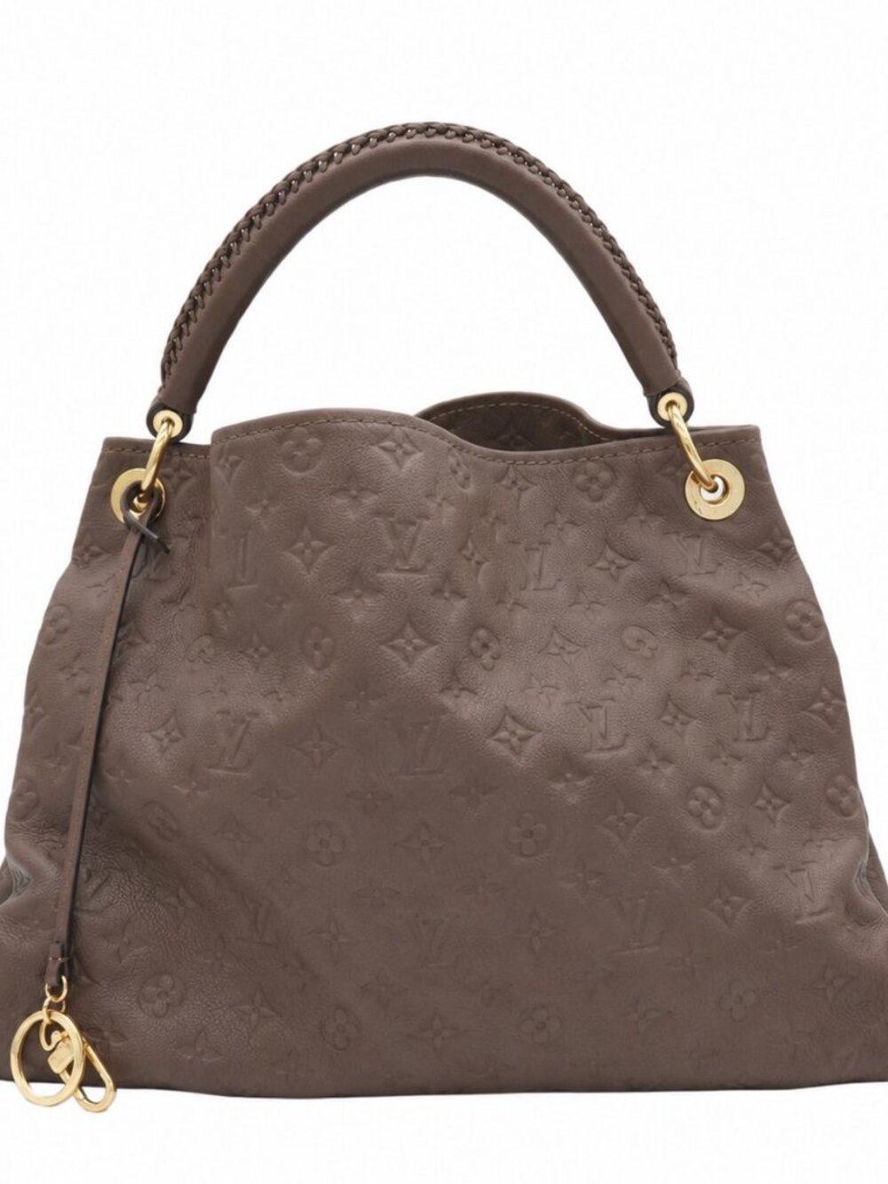 Louis Vuitton Monogram Empreinte Artsy MM Taupe Leather Hobo Handbag